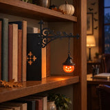 Wrought Iron Bookshelf Light With Hanging Pendant - Image 9