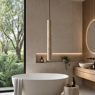 Yellow Travertine Nordic Pendant Light - Image 7